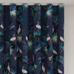 Sara Miller Heron Smokey Blue Wave Curtain