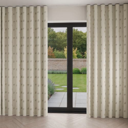 Sophie Allport Bears Linen Wave Curtain