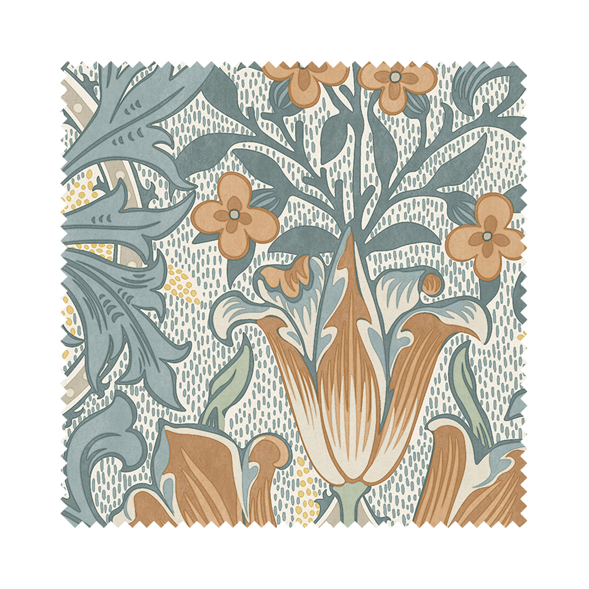 William Morris At Home Woodland Weeds Bluebird Wave Curtain - Image 7