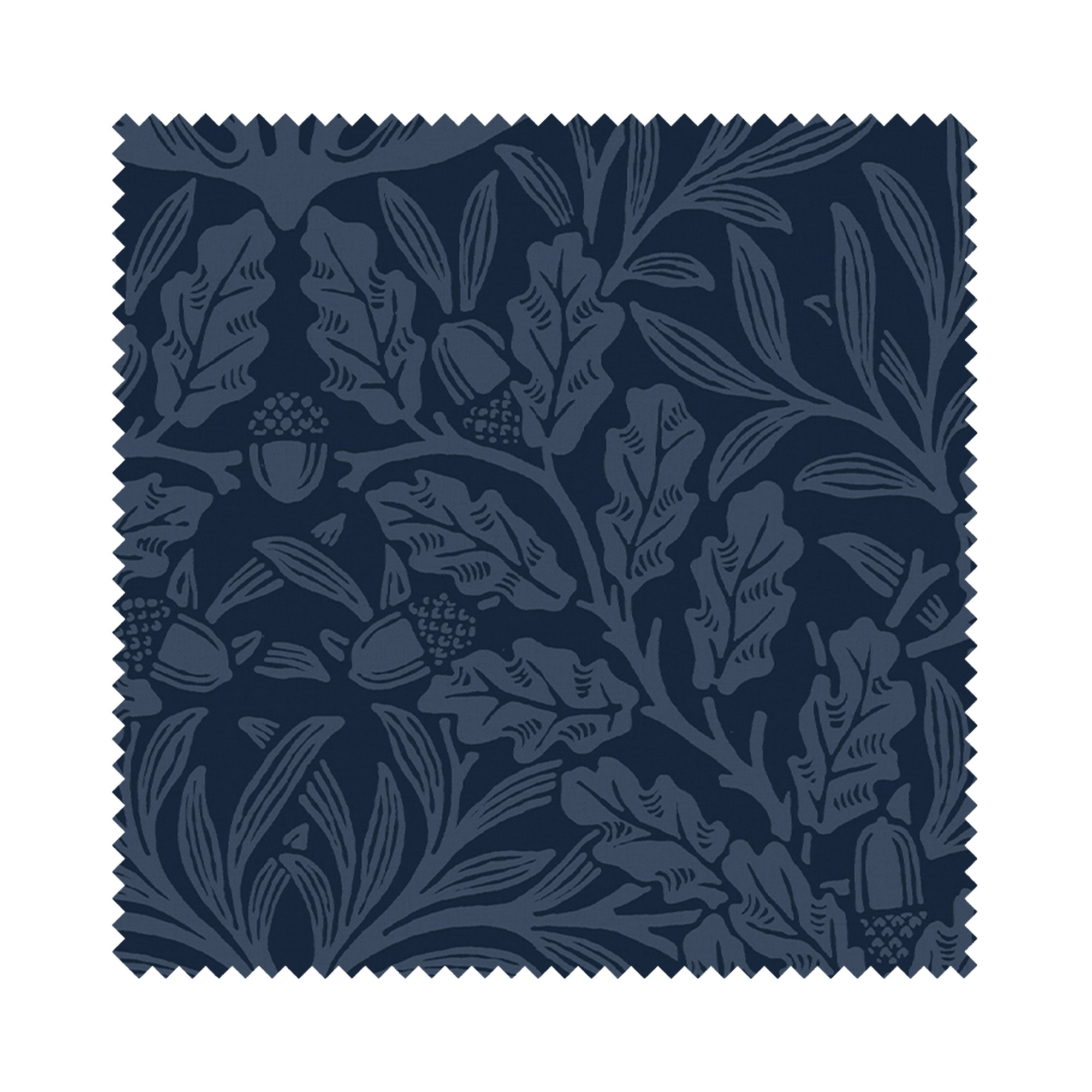 William Morris At Home Acorn Velvet Midnight Wave Curtain - Image 7