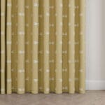 Sophie Allport Dragonfly Deep Mustard Wave Curtain