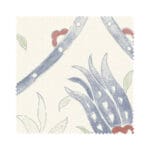 Laura Ashley Foscot Damask Crimson Red Wave Curtain