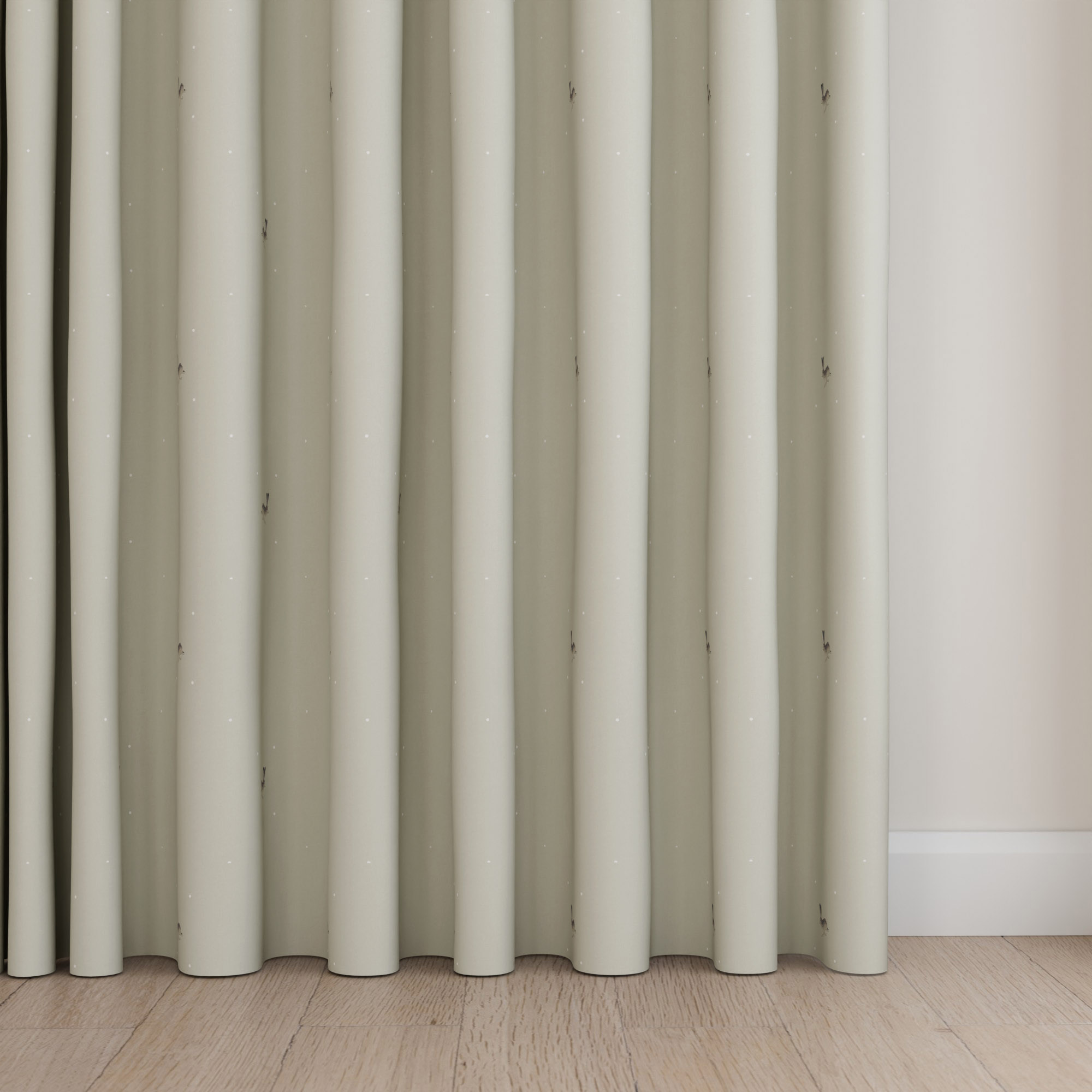Sophie Allport Hare Linen Wave Curtain - Image 4