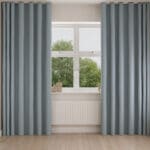 Sophie Allport Hare Teal Blue Wave Curtain