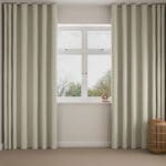 Sophie Allport Boxing Hares Natural Wave Curtain