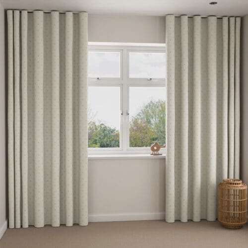Sophie Allport Hearts Duckegg Wave Curtain