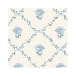 Laura Ashley Kate Pale Seaspray Blue Wave Curtain