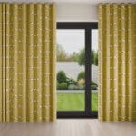 Sophie Allport Sheep Ochre Wave Curtain