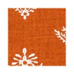 Laura Ashley Lady Fern Embroidery Tomato Wave Curtain