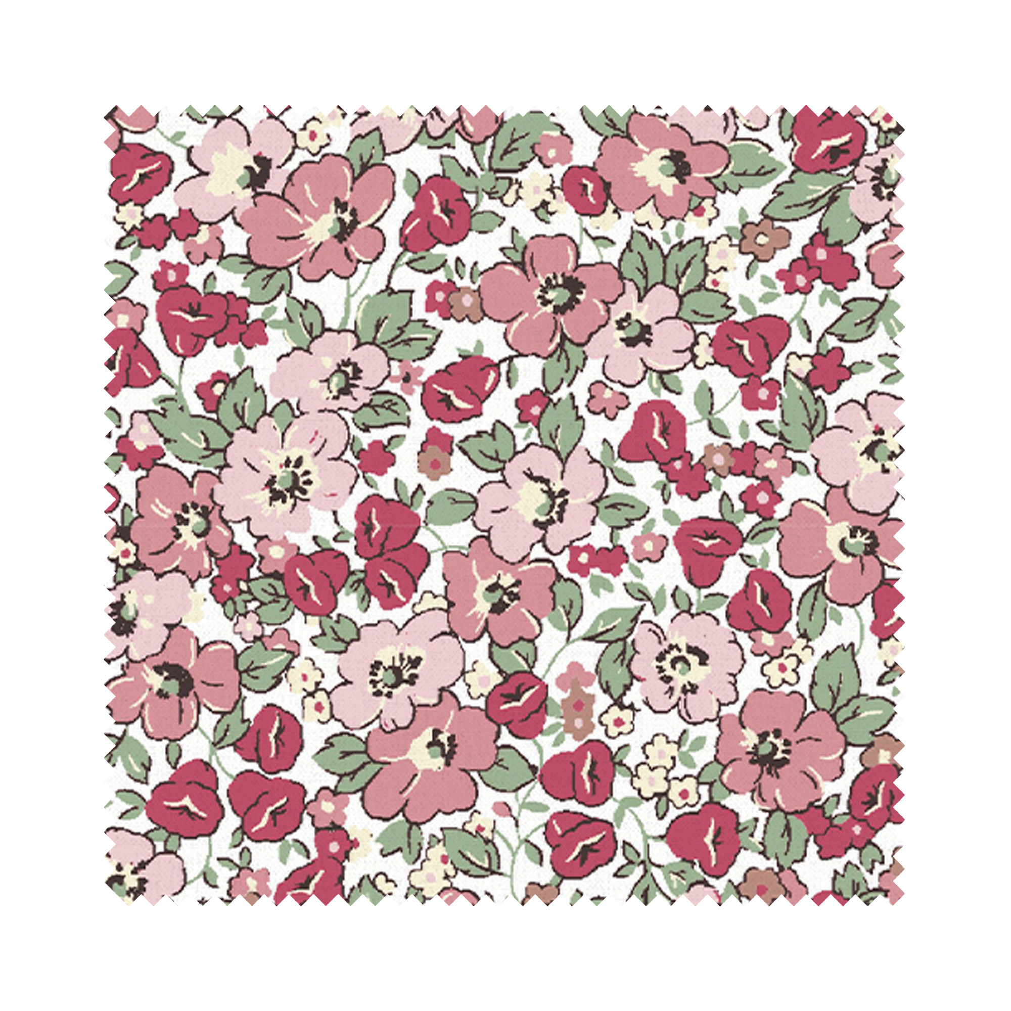 Laura Ashley Libby Floral Blush Wave Curtain - Image 7