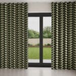 Orla Kiely Botanica Stem Green Wave Curtain