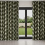 Orla Kiely Botanica Stem Green Wave Curtain