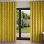 Orla Kiely Jumbo Linear Stem Sunflower Wave Curtain