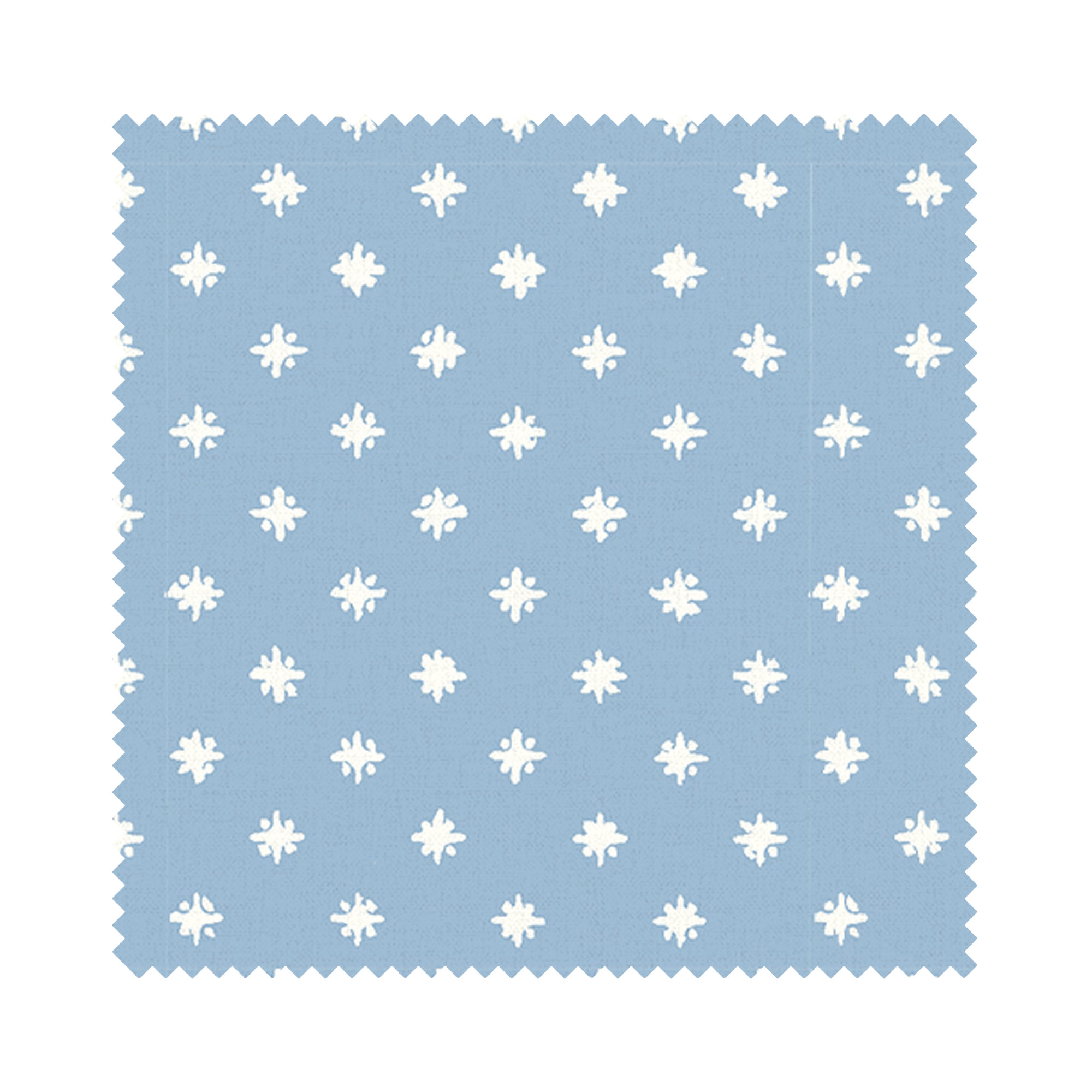 Laura Ashley Louise Star China Blue Wave Curtain - Image 7