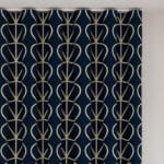 Orla Kiely Jumbo Linear Stem Whale Wave Curtain