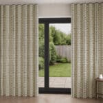 Orla Kiely Linear Stem Black Wave Curtain