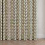 Orla Kiely Linear Stem Black Wave Curtain