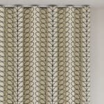 Orla Kiely Linear Stem Black Wave Curtain