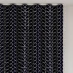 Orla Kiely Linear Stem Navy Whale Wave Curtain