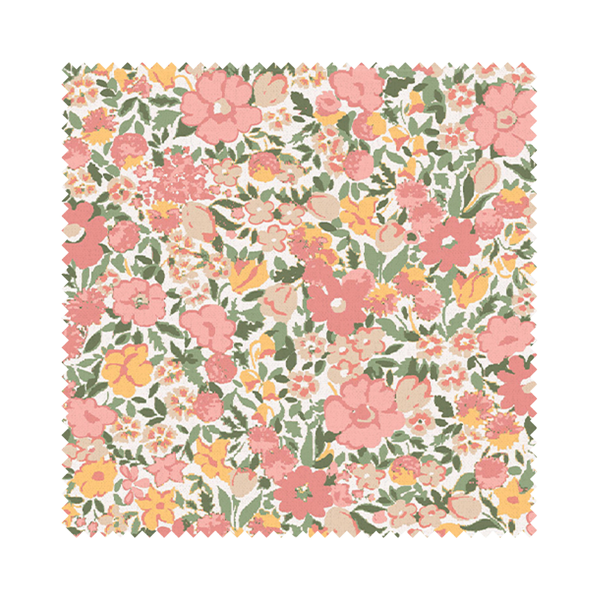 Laura Ashley Loveston Coral Pink Wave Curtain - Image 7