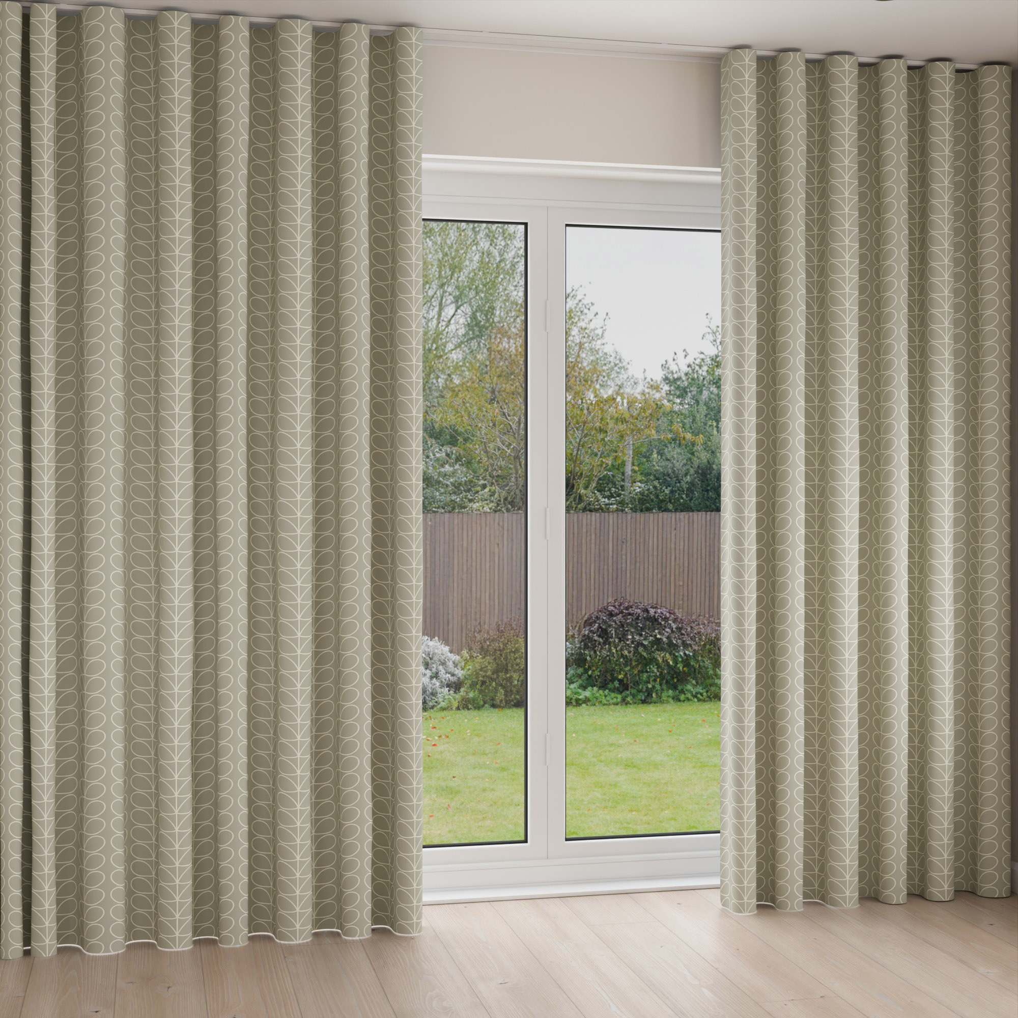 Orla Kiely Linear Stem Pebble Wave Curtain - Image 2