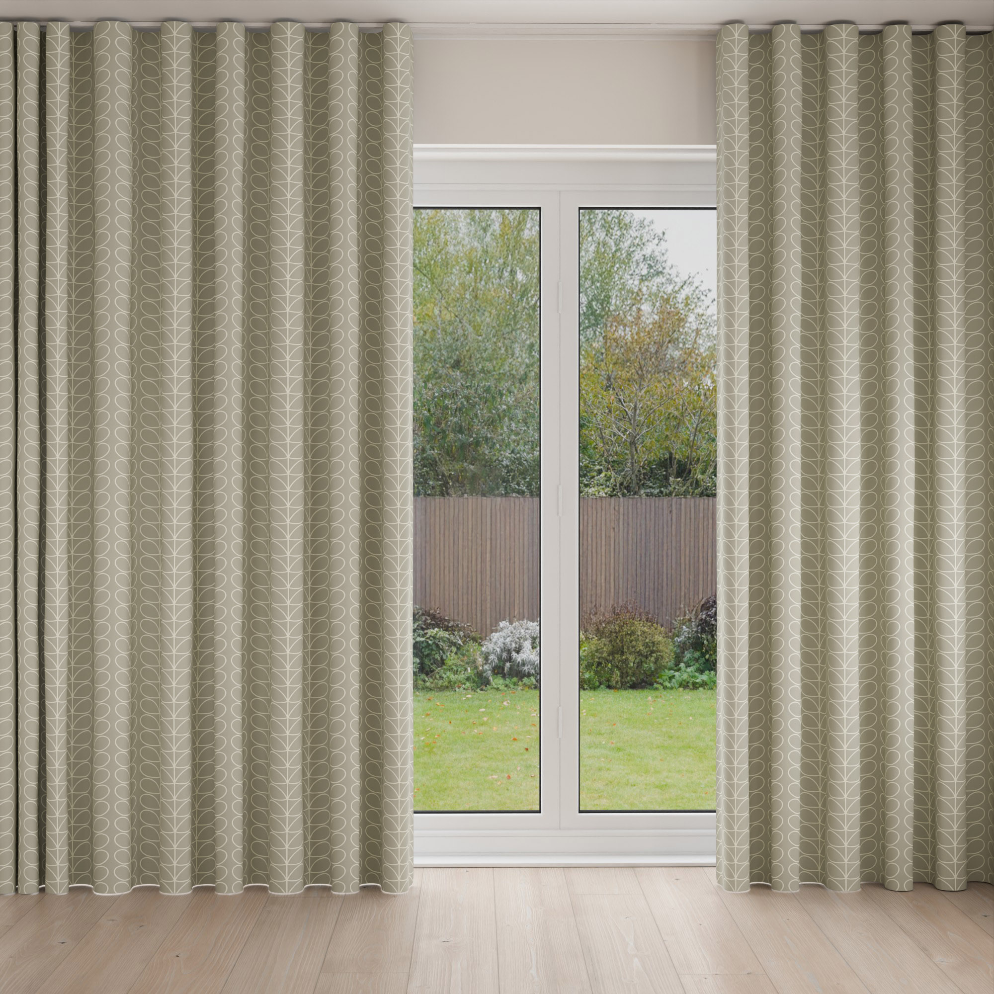 Orla Kiely Linear Stem Pebble Wave Curtain - Image 3