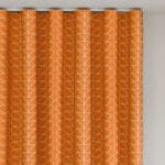 Orla Kiely Linear Stem Persimmon Wave Curtain