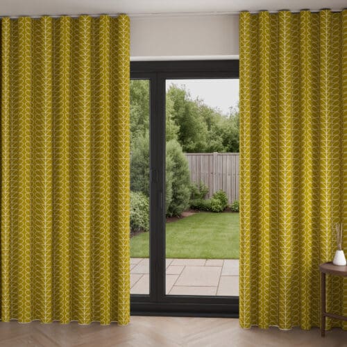 Orla Kiely Linear Stem Seagrass Wave Curtain