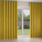 Orla Kiely Linear Stem Sunflower Wave Curtain