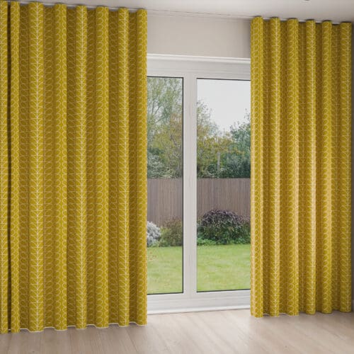 Orla Kiely Linear Stem Sunflower Wave Curtain
