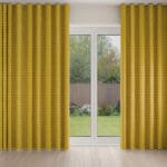 Orla Kiely Linear Stem Sunflower Wave Curtain