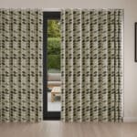 Orla Kiely Multi Stem Warm Grey Wave Curtain