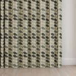 Orla Kiely Multi Stem Warm Grey Wave Curtain