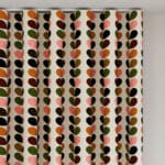 Orla Kiely Multi Stem Pink & Red Wave Curtain