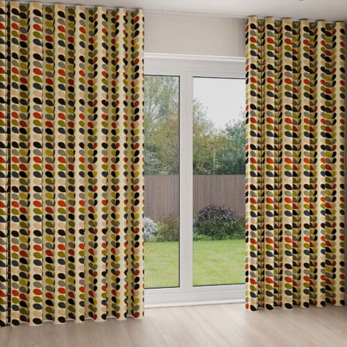 Orla Kiely Multi Stem Tomato Wave Curtain