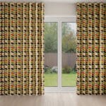 Orla Kiely Multi Stem Tomato Wave Curtain