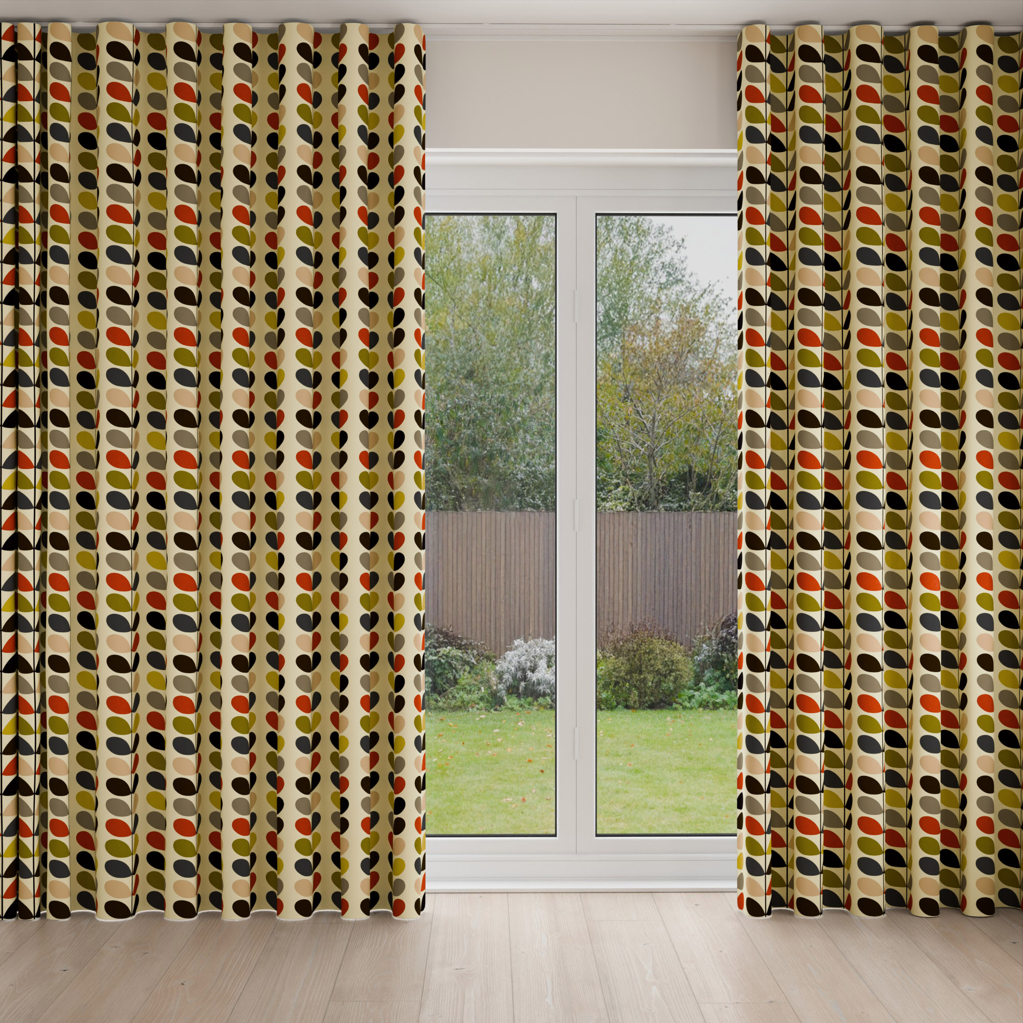 Orla Kiely Multi Stem Tomato Wave Curtain - Image 3