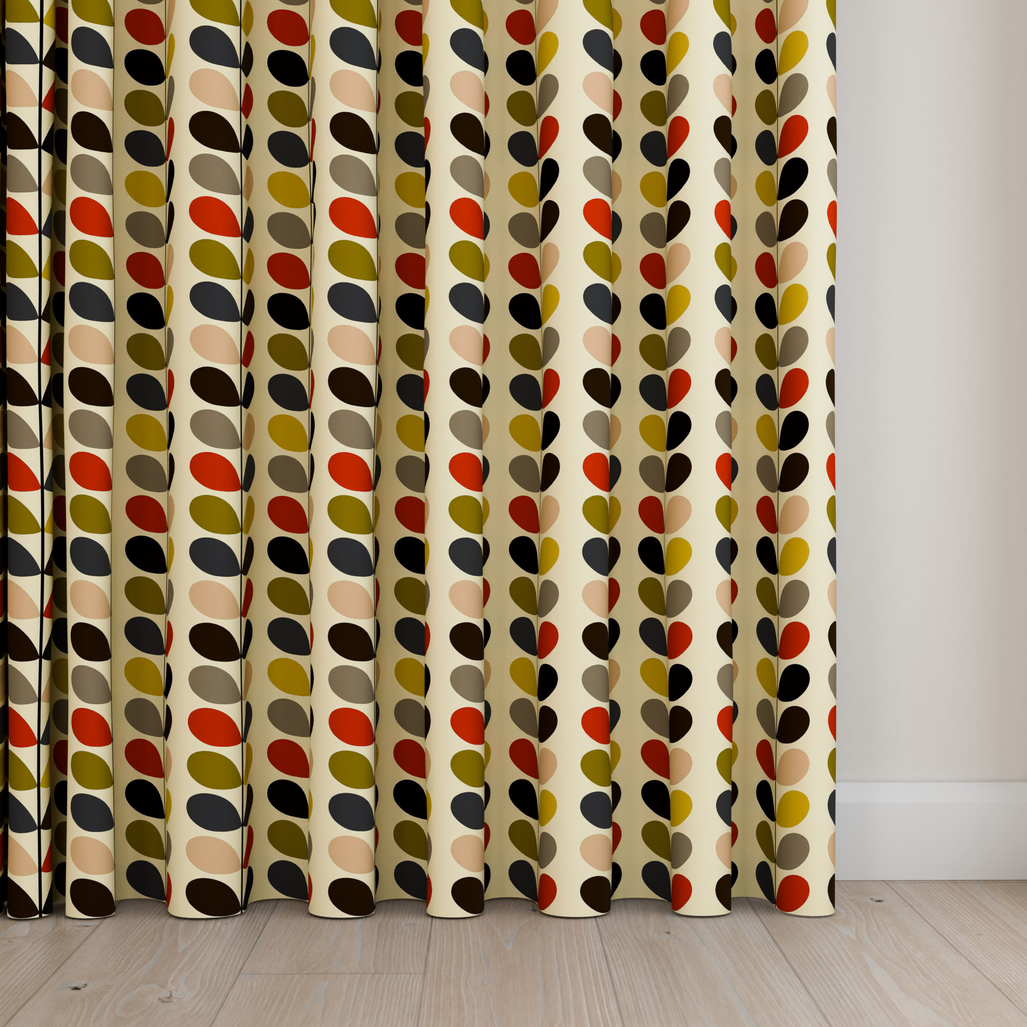 Orla Kiely Multi Stem Tomato Wave Curtain - Image 5