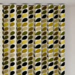 Orla Kiely Multi Stem Yellow Wave Curtain