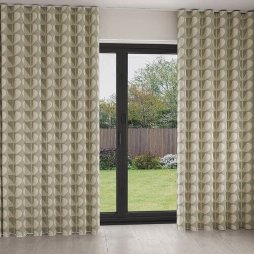 Orla Kiely Jumbo Solid Stem Pebble Wave Curtain