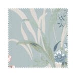 Laura Ashley Mosedale Posy Dark Duck Egg Blue Wave Curtain