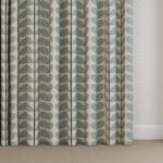 Orla Kiely Two Colour Stem Powder Blue Wave Curtain