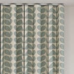 Orla Kiely Two Colour Stem Powder Blue Wave Curtain