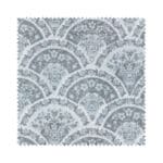 Laura Ashley Musica Print Steel Wave Curtain