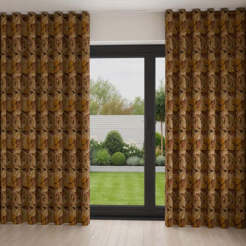 William Morris At Home Acanthus Acorn Wave Curtain