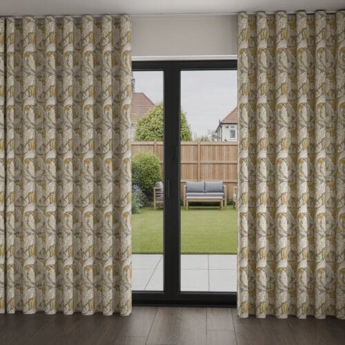 William Morris At Home Acanthus Flint Wave Curtain