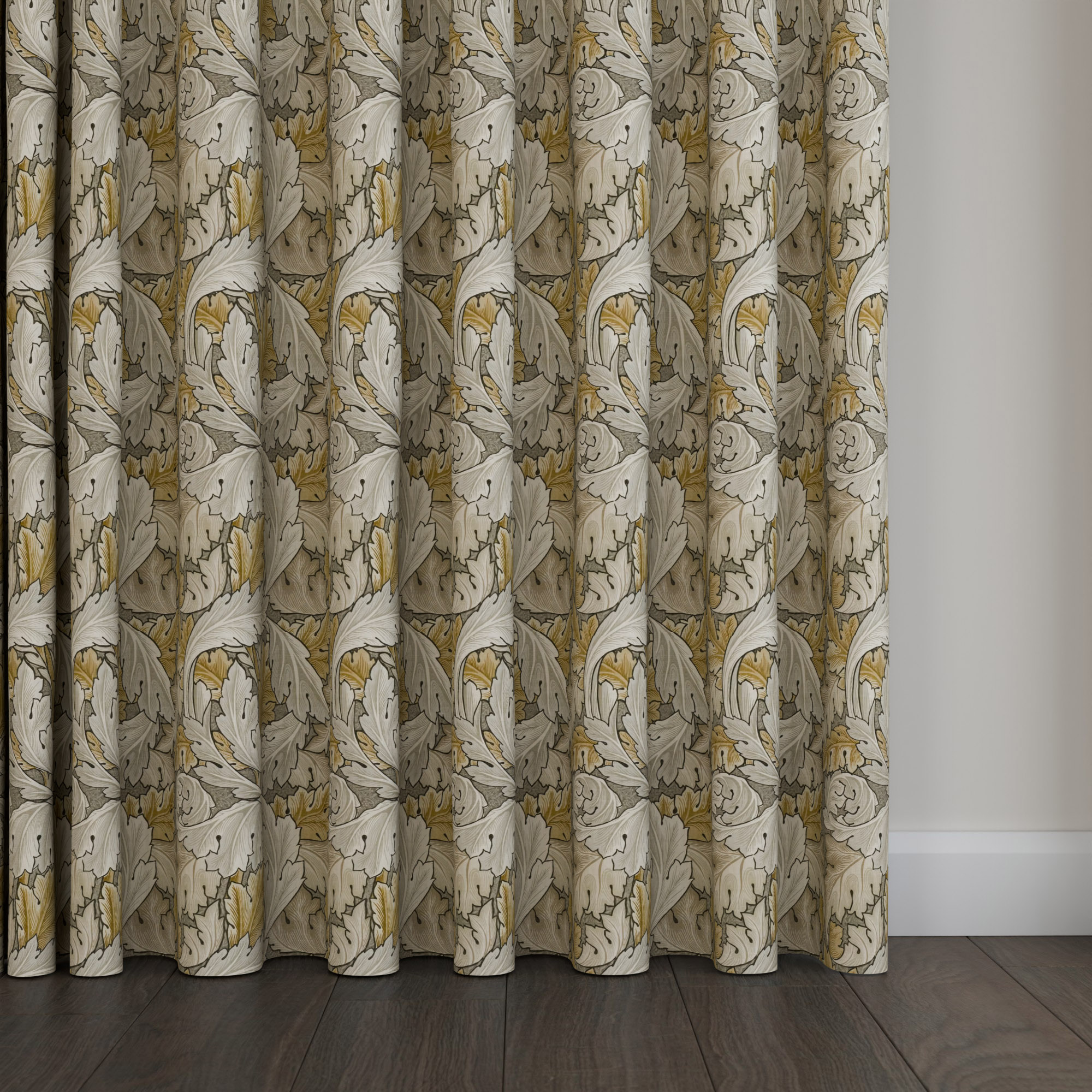 William Morris At Home Acanthus Flint Wave Curtain - Image 5