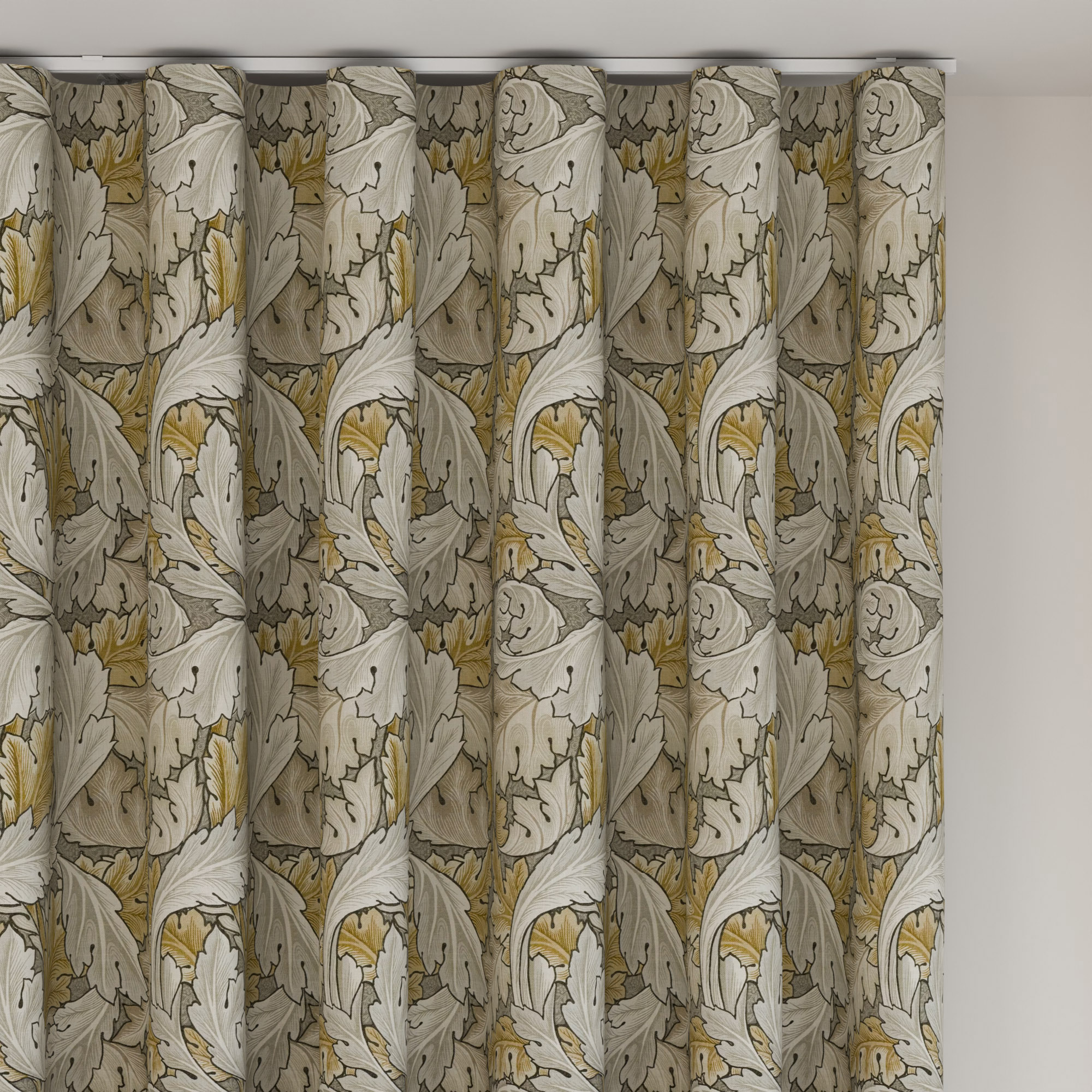 William Morris At Home Acanthus Flint Wave Curtain - Image 6