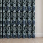 William Morris At Home Acanthus Indigo Wave Curtain