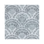 Laura Ashley Musica Velvet Steel Wave Curtain